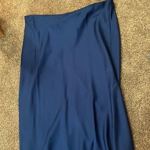 NWT jcrew blue midi skirt